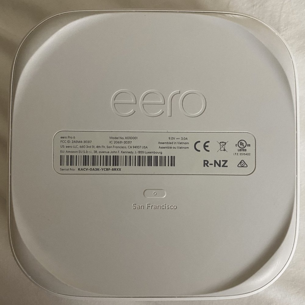 Eero Pro 6 Tri Band Mesh Wi-Fi Router - Picture 3 of 3